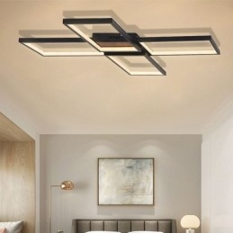 Minimalistyczna lampa sufitowa z akrylu w kształcie litery X