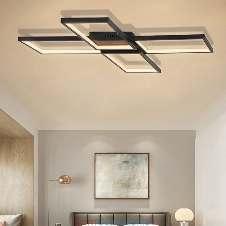 Minimalistyczna lampa sufitowa z akrylu w kształcie litery X Minimalistyczna lampa sufitowa z akrylu w kształcie litery X