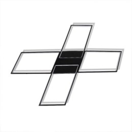 Minimalistyczna lampa sufitowa z akrylu w kształcie litery X