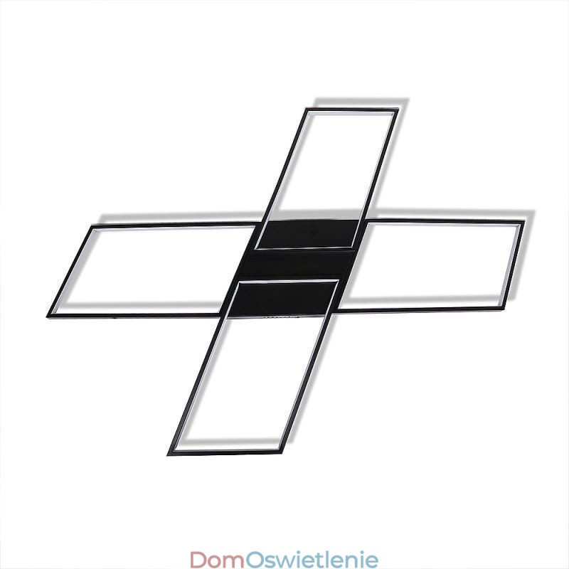 Minimalistyczna lampa sufitowa z akrylu w kształcie litery X