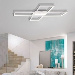 Minimalistyczna lampa sufitowa z akrylu w kształcie litery X