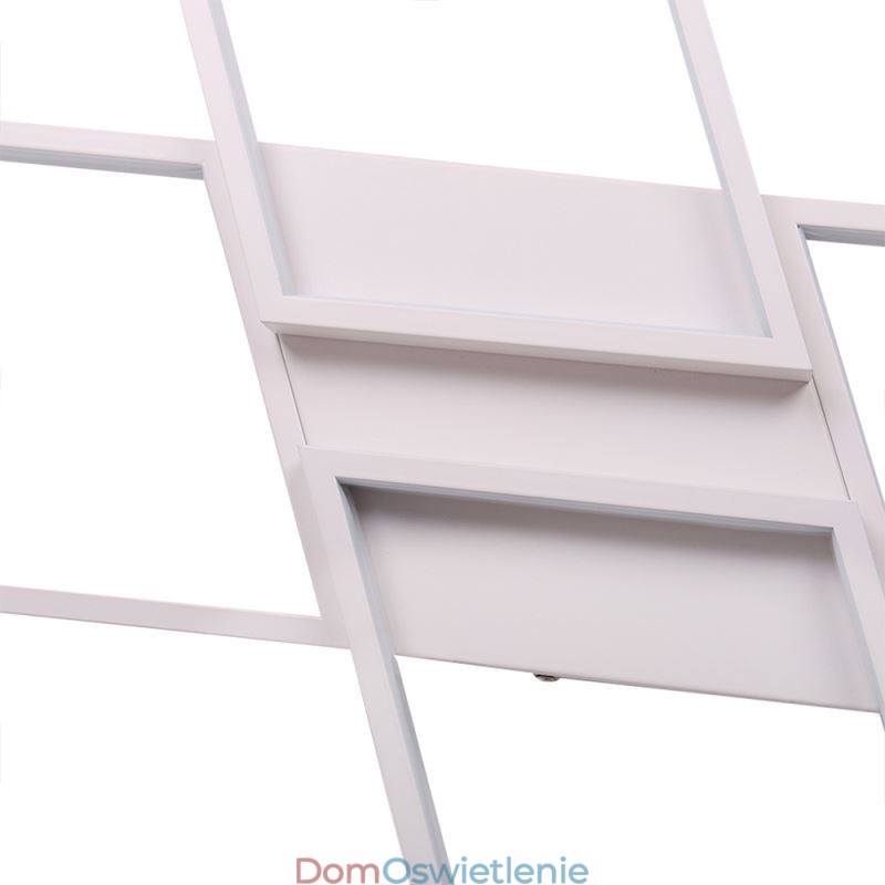 Minimalistyczna lampa sufitowa z akrylu w kształcie litery X