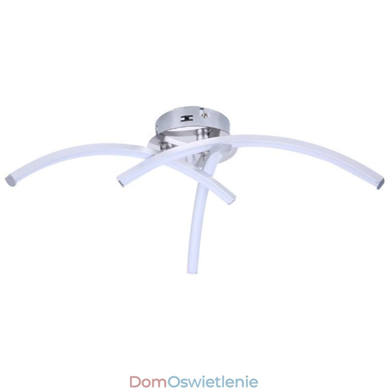 Prosta lampa sufitowa w kształcie łuku z akrylu w kształcie krzyża