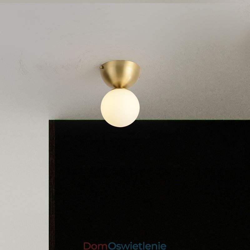 Nordic Brass Mini Flush Mount Lampa sufitowa Oświetlenie przedpokoju
