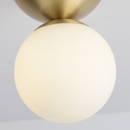 Nordic Brass Mini Flush Mount Lampa sufitowa Oświetlenie przedpokoju