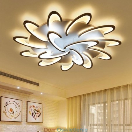 Nowoczesna prosta lampa sufitowa z akrylu w kształcie wiatraka Nowoczesna prosta lampa sufitowa z akrylu w kształcie wiatraka