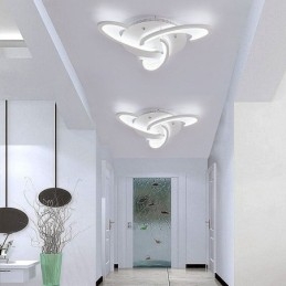 Nowoczesna prosta lampa sufitowa z akrylu w kształcie wiatraka