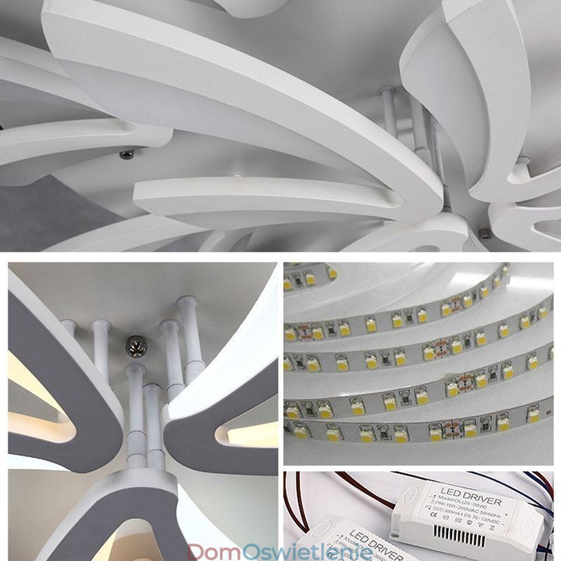 Nowoczesna lampa sufitowa Dandelion Flush Mount Simple
