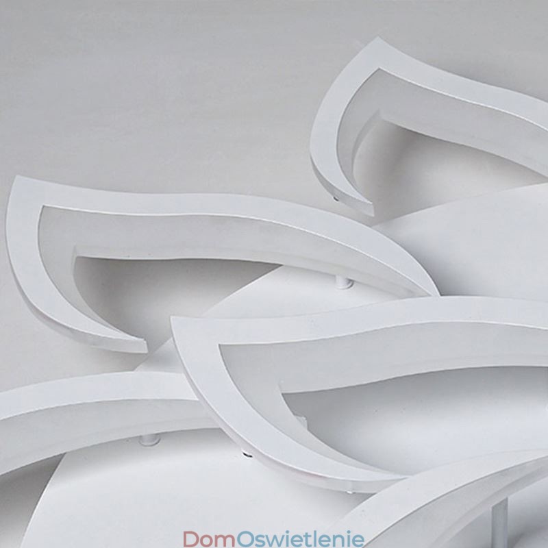Nowoczesna prosta lampa sufitowa w kształcie słonecznika z akrylu montowana na płasko