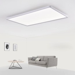 Nordic Panel Light Flush Mount Super Thin Lamp White Lampa sufitowa