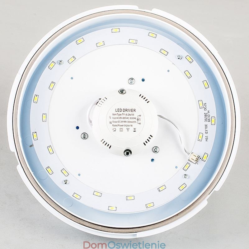 Kreatywna lampa sufitowa okrągła do montażu na płasko Oświetlenie domowe