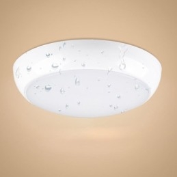 Kreatywna lampa sufitowa okrągła do montażu na płasko Oświetlenie domowe