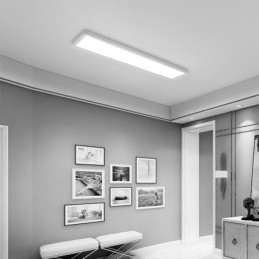 Panel sufitowy Nordic Super Thin Rectangle Flush Mount Oświetlenie domowe Światło