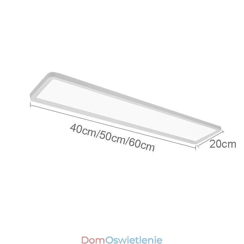 Panel sufitowy Nordic Super Thin Rectangle Flush Mount Oświetlenie domowe Światło