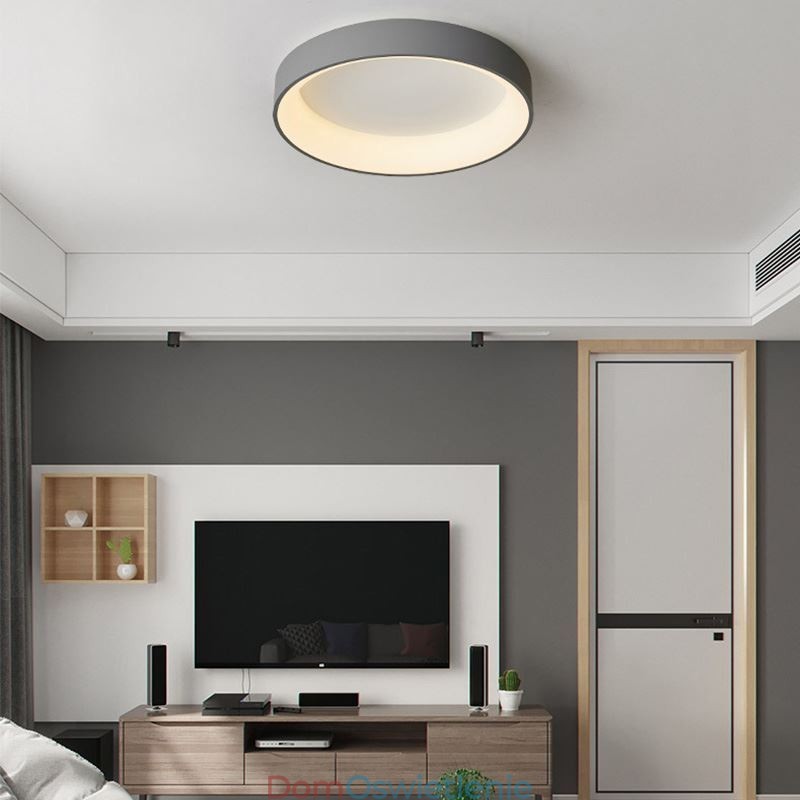 Nowoczesna okrągła lampa sufitowa, energooszczędna lampa sufitowa
