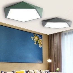 Nowoczesna lampa sufitowa z wbudowaną oprawą diamentową Ultracienka lampa do oświetlenia domu