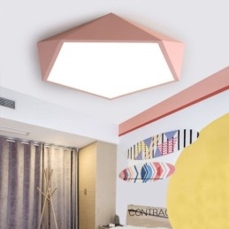 Nowoczesna lampa sufitowa z wbudowaną oprawą diamentową Ultracienka lampa do oświetlenia domu