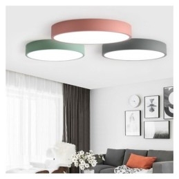 Współczesna lampa sufitowa o ultracienkim wykończeniu, okrągła lampa