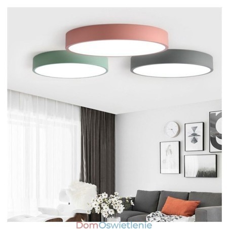 Współczesna lampa sufitowa o ultracienkim wykończeniu, okrągła lampa Współczesna lampa sufitowa o ultracienkim wykończeniu, okrągła lampa