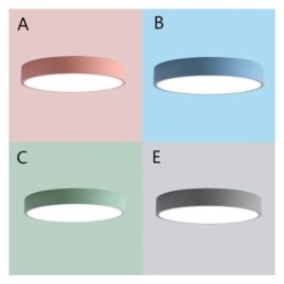 Współczesna lampa sufitowa o ultracienkim wykończeniu, okrągła lampa