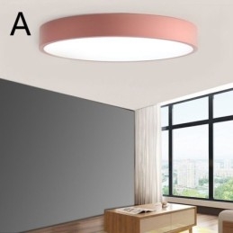 Współczesna lampa sufitowa o ultracienkim wykończeniu, okrągła lampa