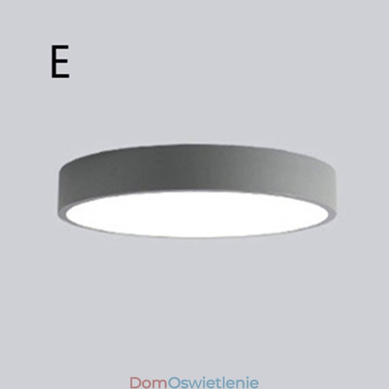 Współczesna lampa sufitowa o ultracienkim wykończeniu, okrągła lampa