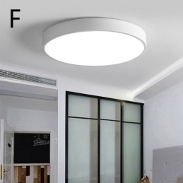 Współczesna lampa sufitowa o ultracienkim wykończeniu, okrągła lampa