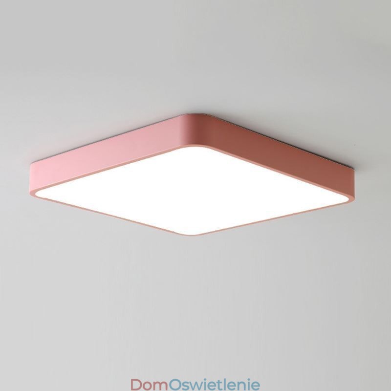 Simlpe Flush Mount Cienkie kwadratowe światło energooszczędne oświetlenie sufitowe