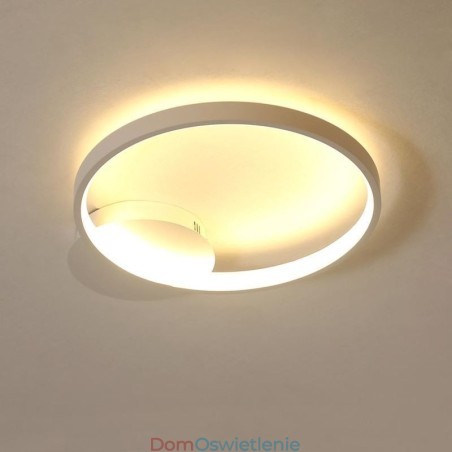 Lampa sufitowa w stylu nordyckim, okrągła, montowana na płasko Lampa sufitowa w stylu nordyckim, okrągła, montowana na płasko