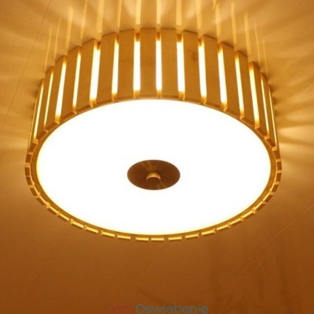 Duża bambusowa lampa sufitowa wpuszczana w sufit, chińskie kreatywne oświetlenie dla dzieci Duża bambusowa lampa sufitowa wpuszczana w sufit, chińskie kreatywne oświetlenie dla dzieci