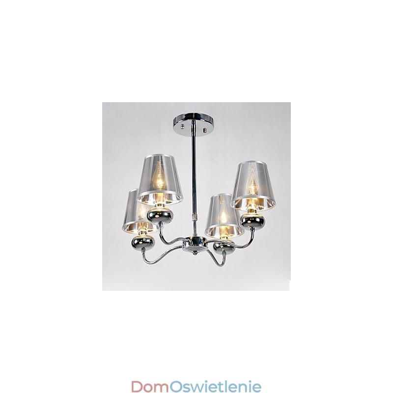 imumModern Współczesny styl Mini Galwanizowany metalowy żyrandol Wisząca lampa Montaż na płasko Jadalnia