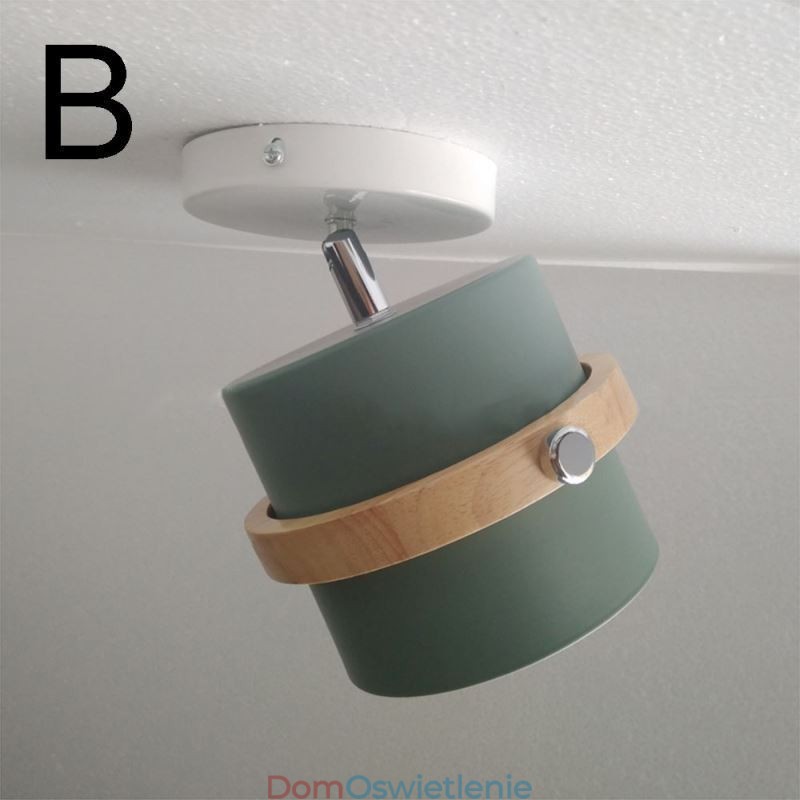 Okrągły Macaron Spotlight Chromatic Ceiling Light (Pojedyncze światło)