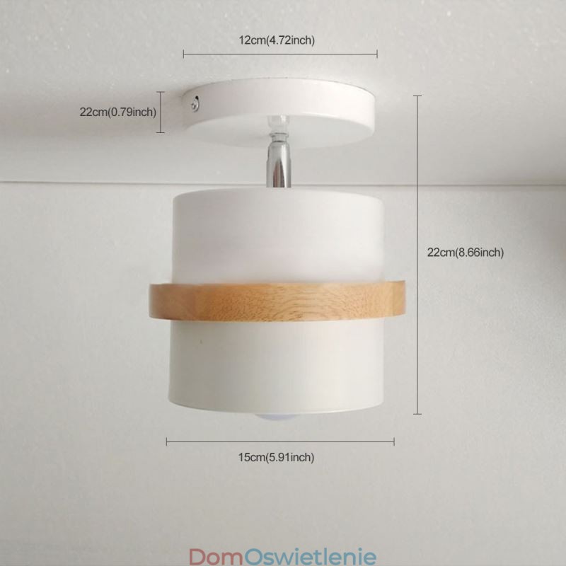 Okrągły Macaron Spotlight Chromatic Ceiling Light (Pojedyncze światło)