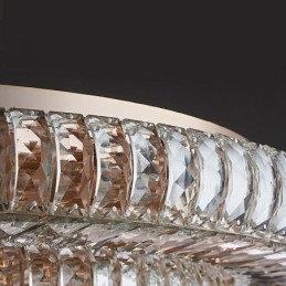 Kryształowa lampa sufitowa okrągła kryształowa dekoracyjna