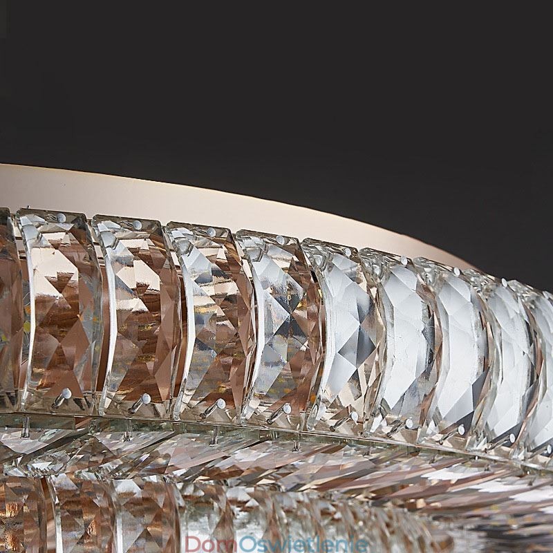 Kryształowa lampa sufitowa okrągła kryształowa dekoracyjna