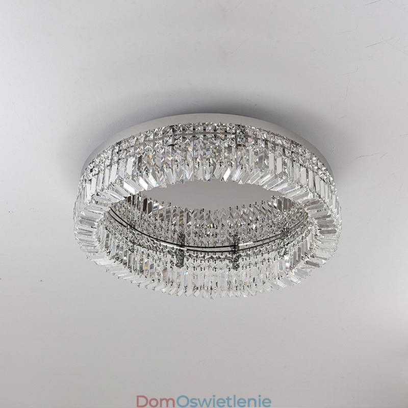 Nowoczesna Elegancka Lampa Sufitowa Wpuszczana Kryształowa Lampa Sufitowa