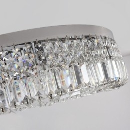 Nowoczesna Elegancka Lampa Sufitowa Wpuszczana Kryształowa Lampa Sufitowa
