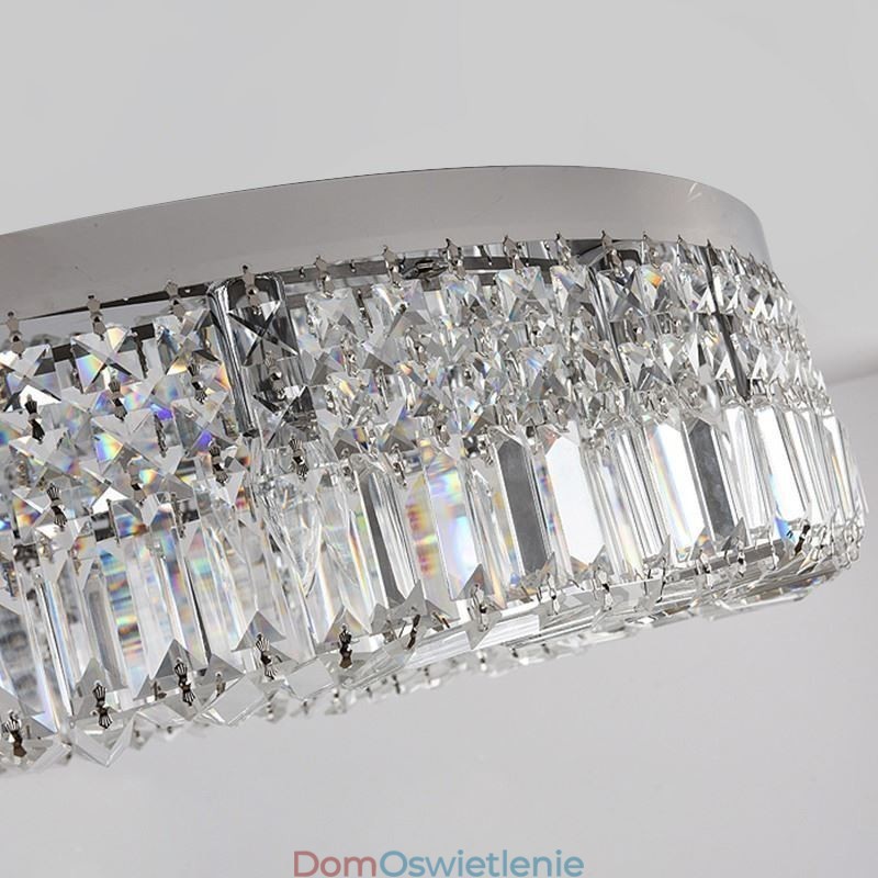 Nowoczesna Elegancka Lampa Sufitowa Wpuszczana Kryształowa Lampa Sufitowa