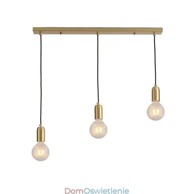 Nordic Brass 3 Wiszące Lampy Klasterowe Wyspa Kreatywna Minimalistyczna Oprawa Oświetleniowa