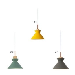 Nordic Macaron Island 3-punktowa lampa wisząca Simple Iron Arti Three Lights