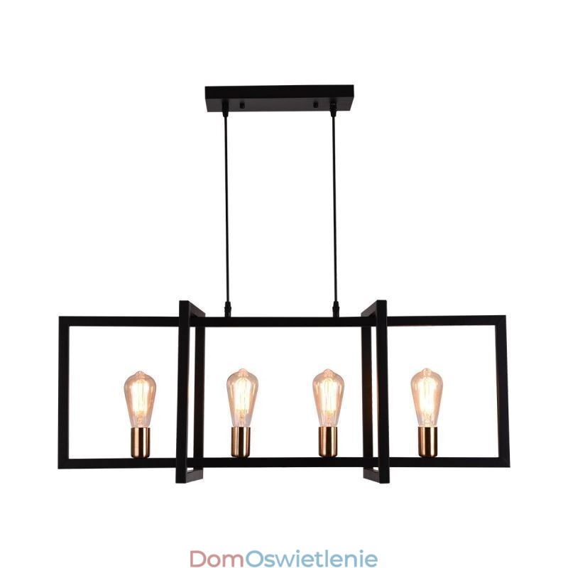 4-punktowa lampa wisząca w stylu industrialnym Lightingway