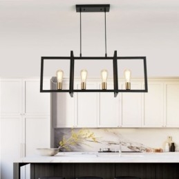 4-punktowa lampa wisząca w stylu industrialnym Lightingway