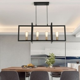 4-punktowa lampa wisząca w stylu industrialnym Lightingway