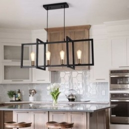 4-punktowa lampa wisząca w stylu industrialnym Lightingway