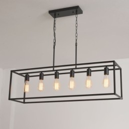 Oświetlenie wiszące Farmhouse Lampy wiszące na wyspę 6 świateł