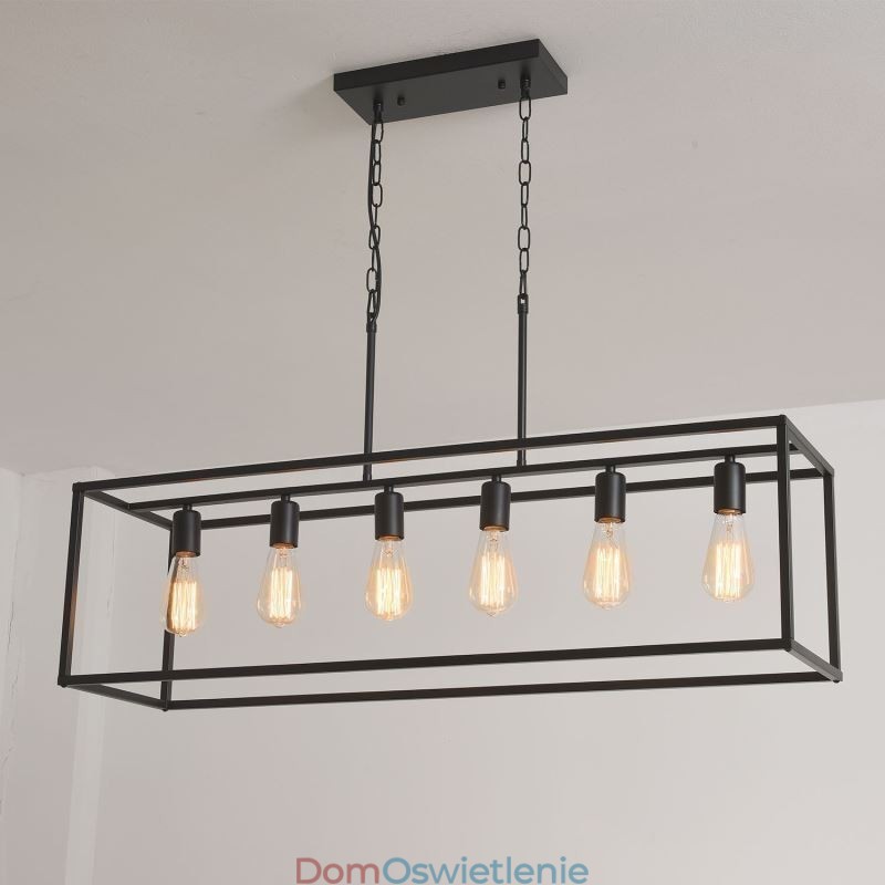 Oświetlenie wiszące Farmhouse Lampy wiszące na wyspę 6 świateł