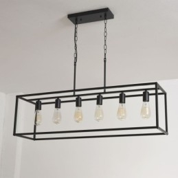 Oświetlenie wiszące Farmhouse Lampy wiszące na wyspę 6 świateł