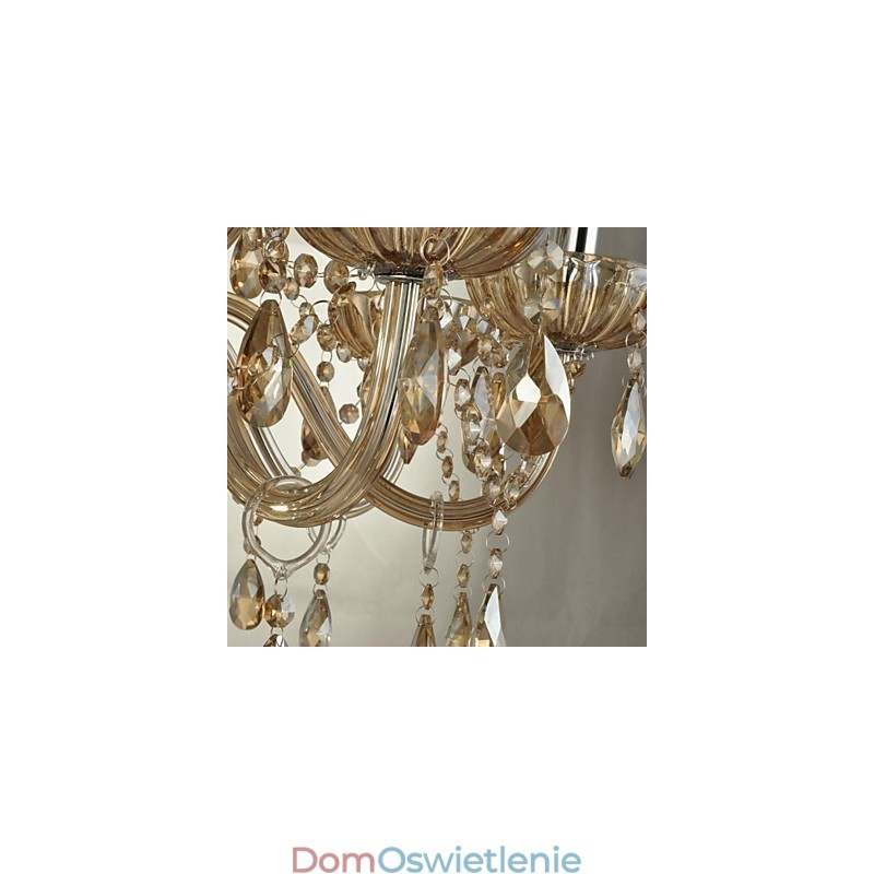 Nowoczesny współczesny żyrandol ze szkła kryształowego