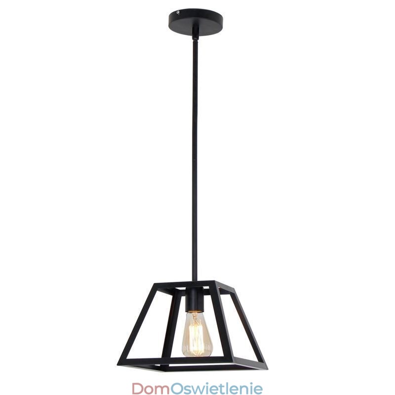 Rustykalna lampa wisząca Farmhouse Industrial Mini Metalowa lampa sufitowa Trapezoidalny kształt wyspa