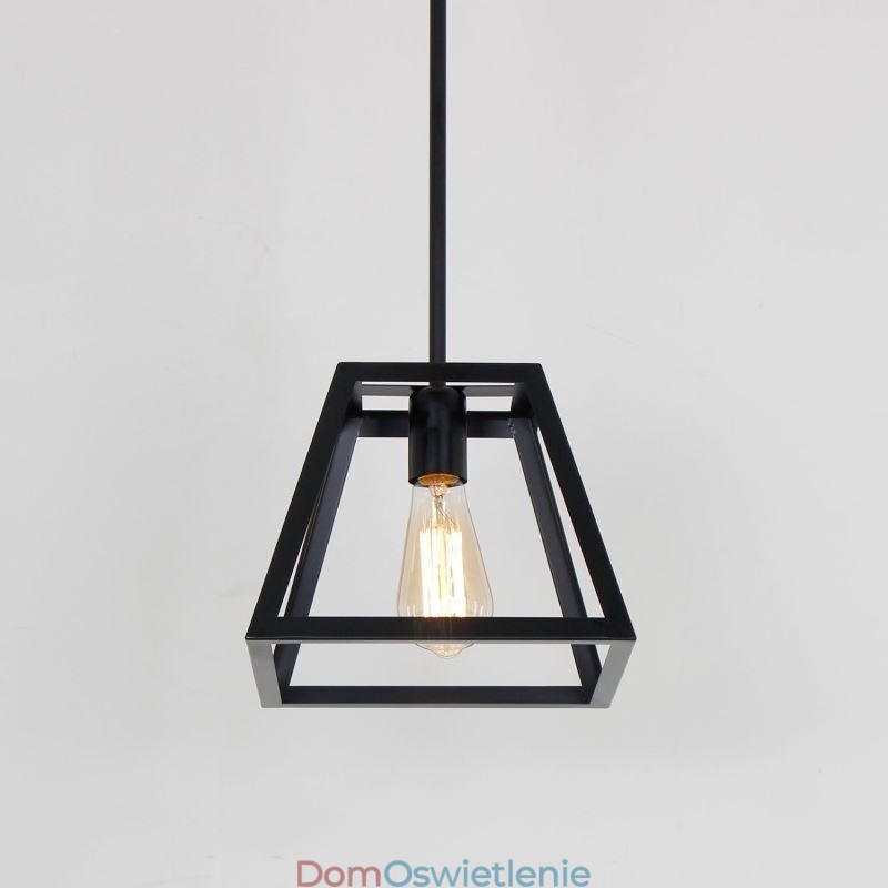 Rustykalna lampa wisząca Farmhouse Industrial Mini Metalowa lampa sufitowa Trapezoidalny kształt wyspa